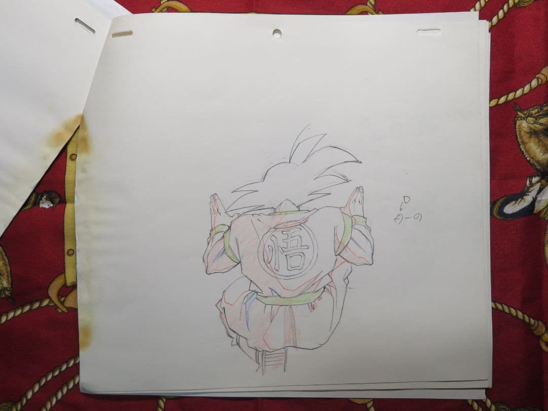 s*a様 アニメ セル画 原画 ドラゴンボール 悟飯 悟空 当時物