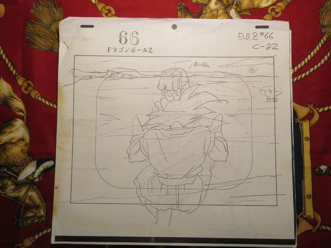s*a様 アニメ セル画 原画 ドラゴンボール 悟飯 悟空 当時物