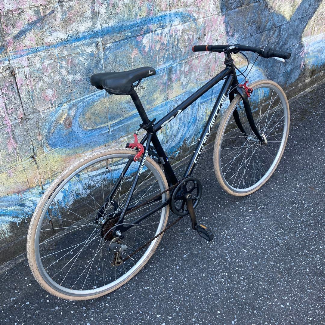 クロスバイク　6速　整備済み　街乗りに最適！ コルベット クロスバイク 700C
