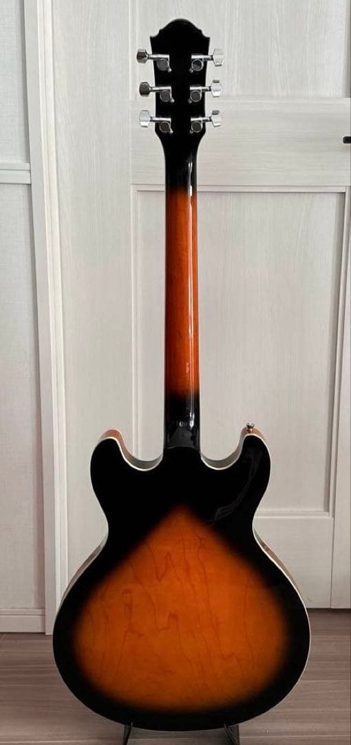 (中古) セミアコ　エレキギター (メーカー不明)サンバースト