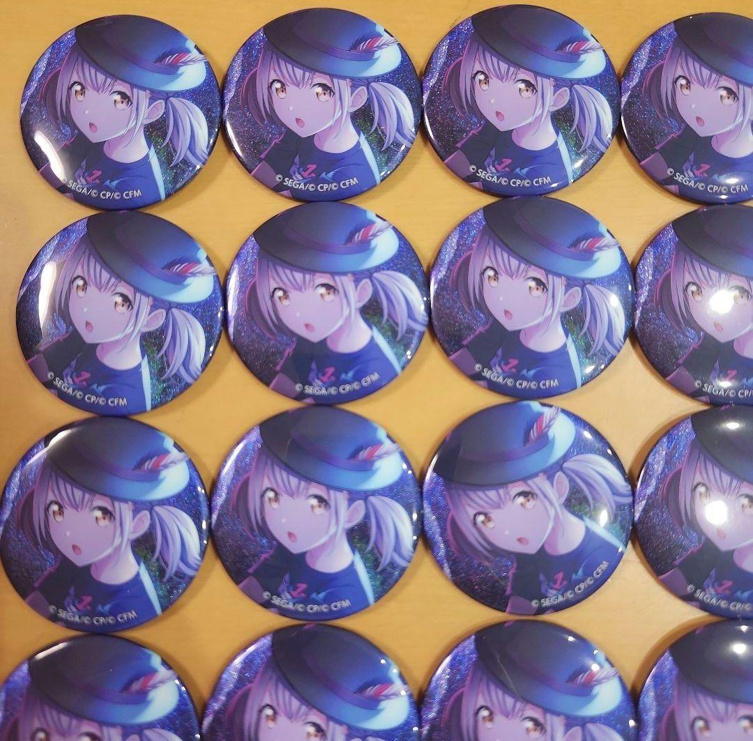 プロセカ　小豆沢こはね　グリッター缶バッジ　42個　25.A