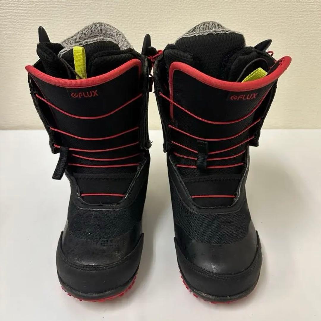 FLUX スノーボードブーツ 女性用 ブラック/レッド 23.0cm