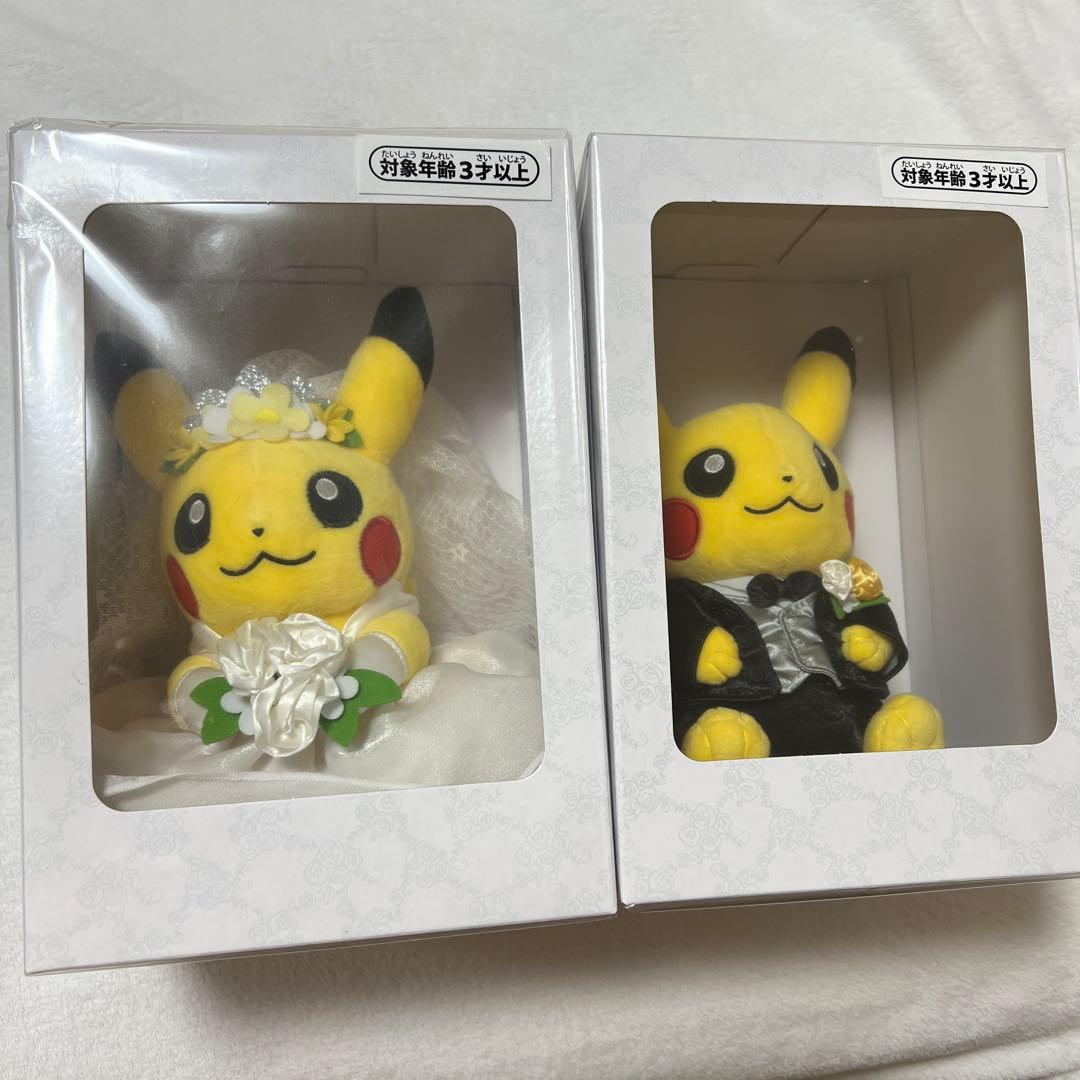 ポケモン　ピカチュウ　ウエディング　ぬいぐるみ
