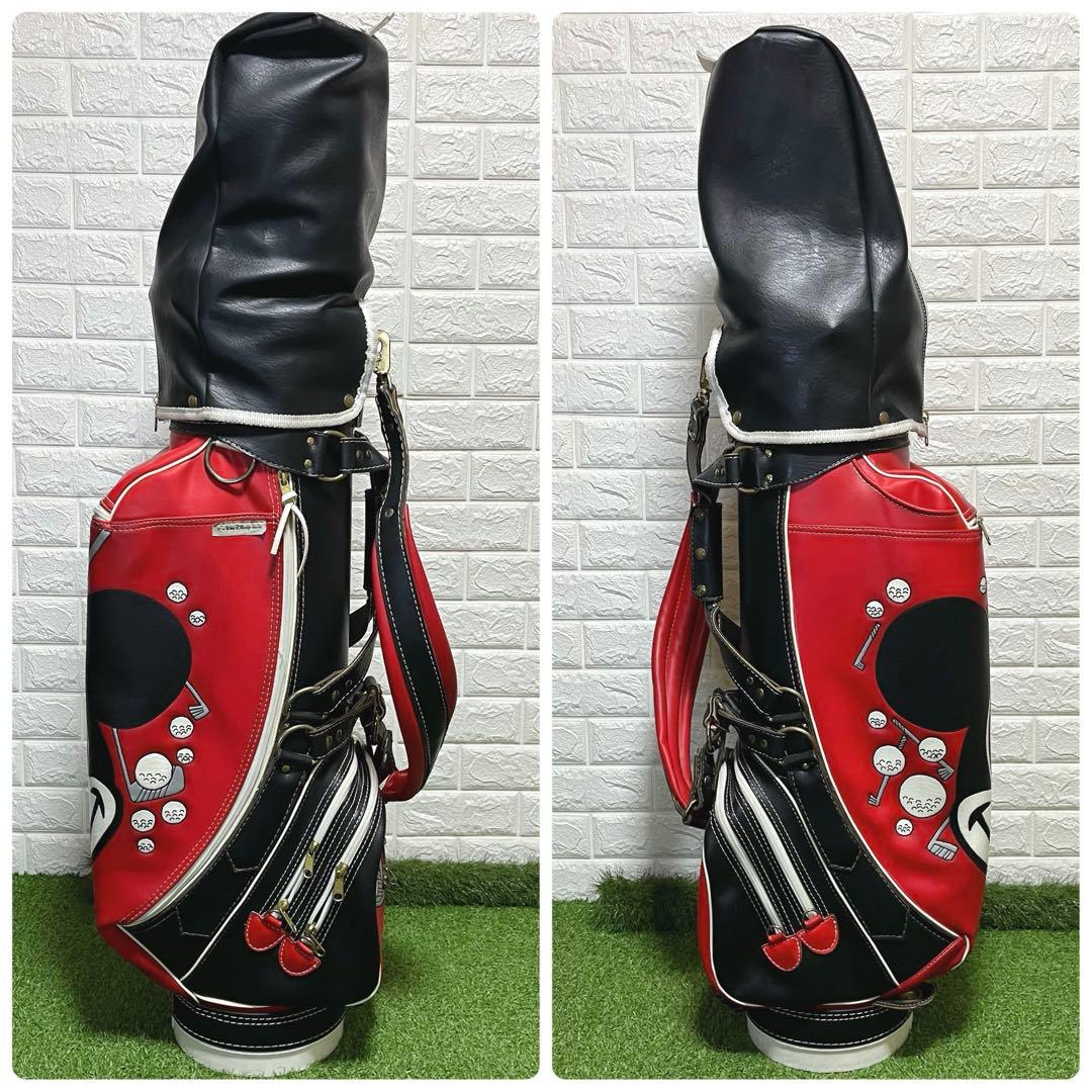 美品 入手困難 BELDINGSPORTS ミッキーマウス キャディバッグ