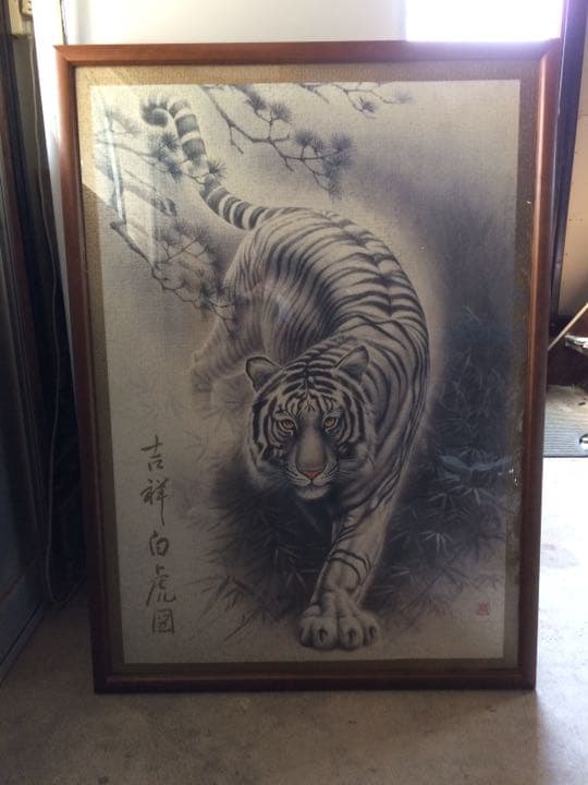 ホワイトタイガー ジグソーパズル完成品