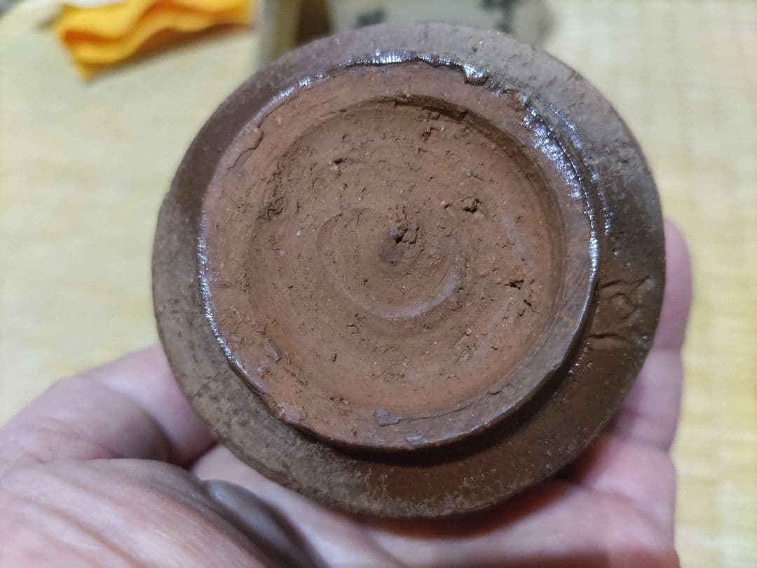 備前焼　正宗悟　酒吞　共箱・布・栞　無傷