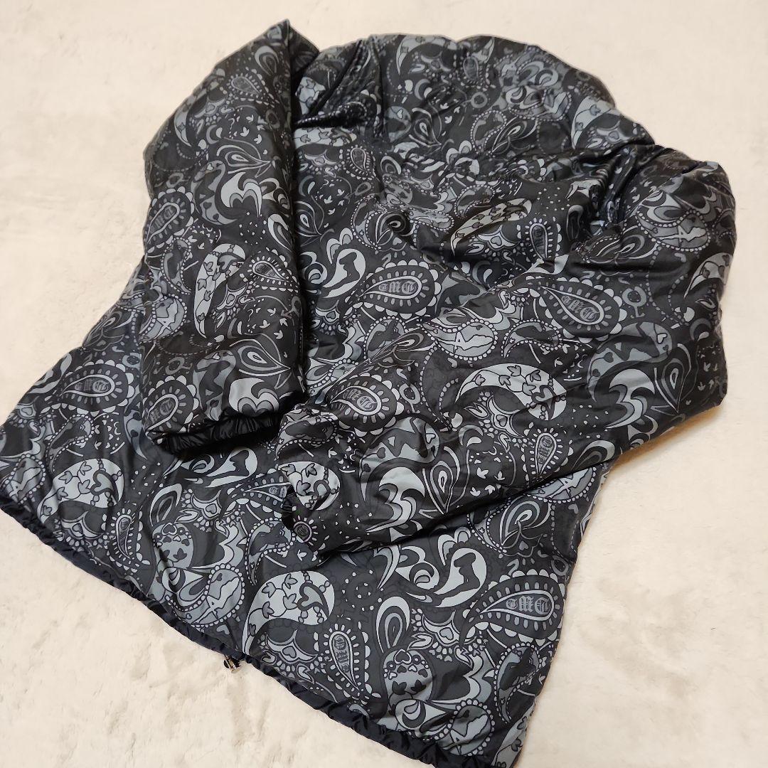 ダンスウィズドラゴン　リバーシブル　ダウンジャケット　ブルゾン　ダウン80%