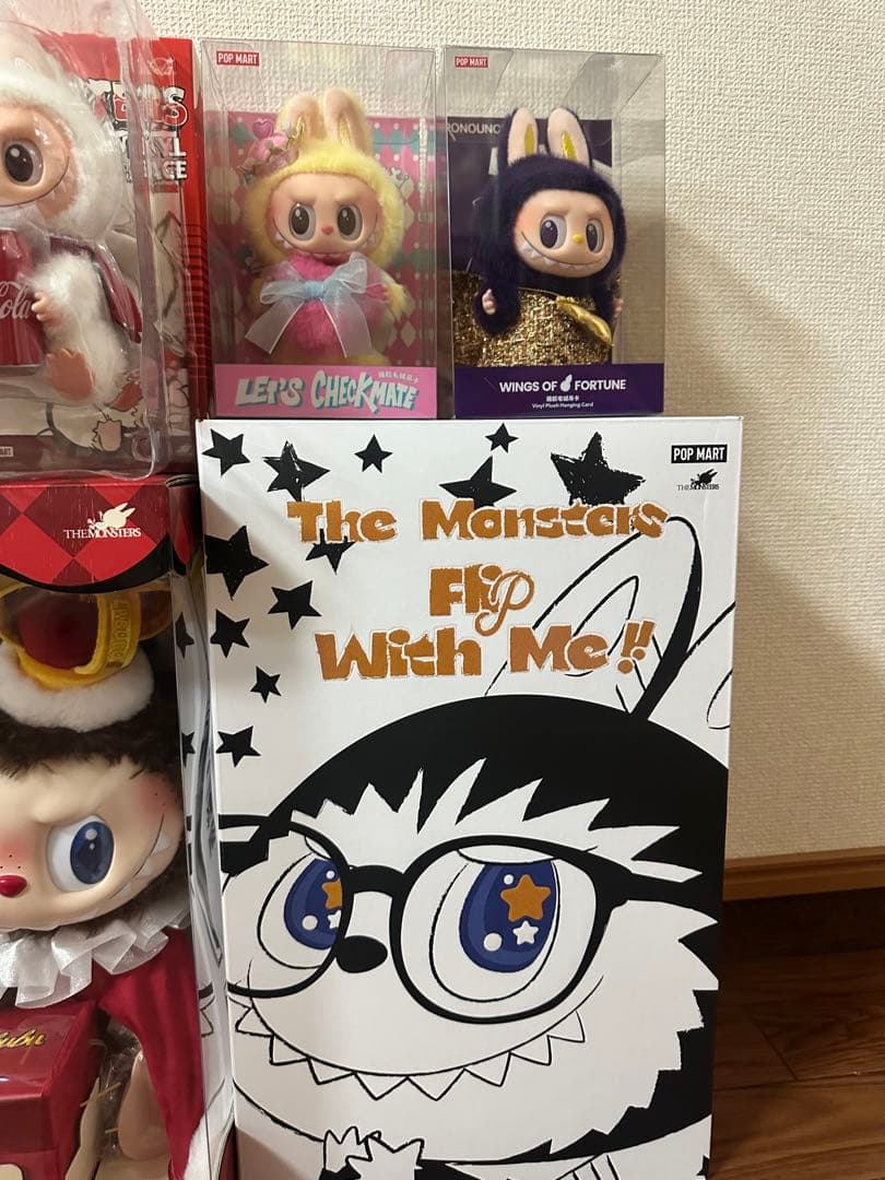 ポップマートTHE MONSTERS LABUBU ぬいぐるみ 6セット