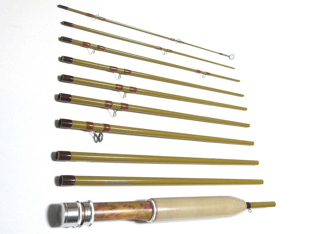 フライロッド アキスコ アングル リグラス 3wt 7ft 6in 10pc