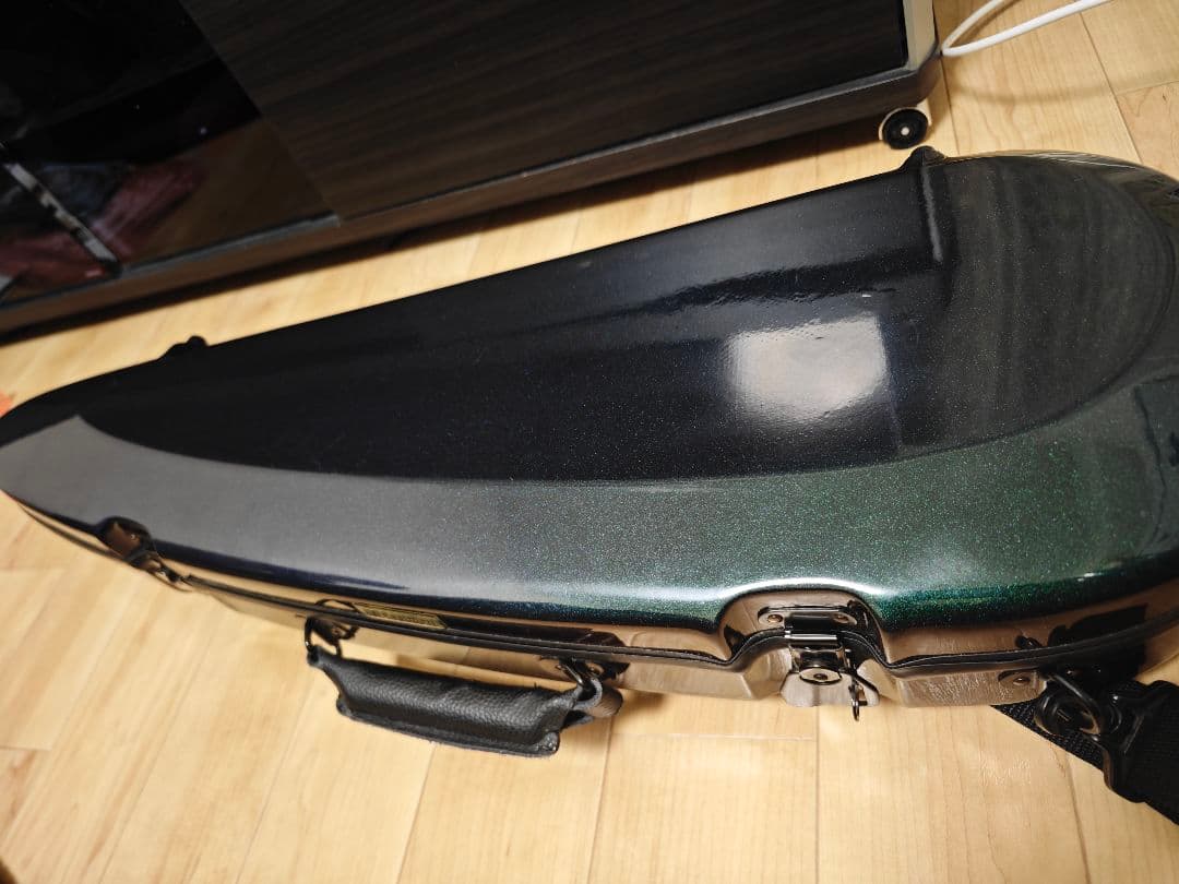 J.W.EASTMAN バイオリンケース ハードケース 4/4　緑〜紫