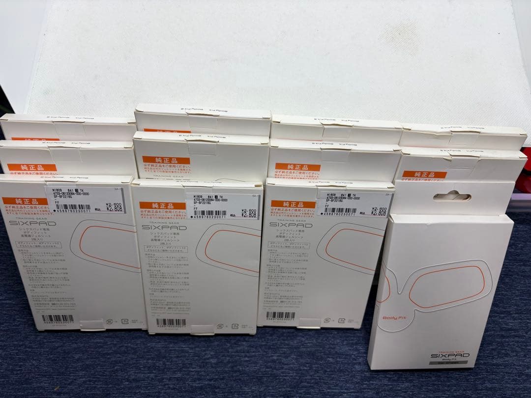 【正規品】SIXPAD ボディフィット用 ジェルシート 12セット