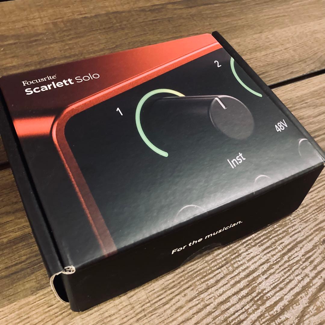 【美品】Focusrite Scarlett Solo (gen.4)
