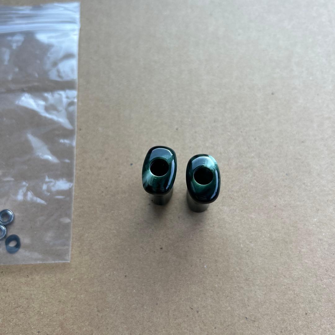 アベイル　マーブル平ノブ　緑　avail