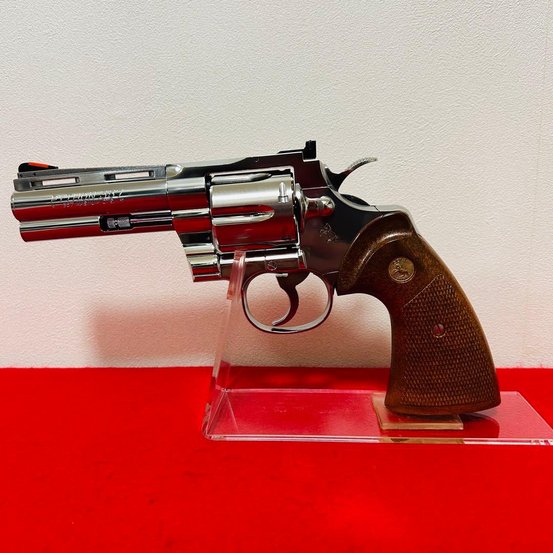 タナカ　コルトパイソン　ステンレスフィニッシュ　4インチ　ガスガン