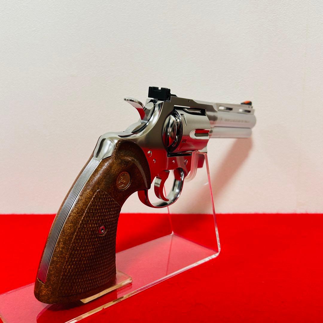 タナカ　コルトパイソン　ステンレスフィニッシュ　4インチ　ガスガン