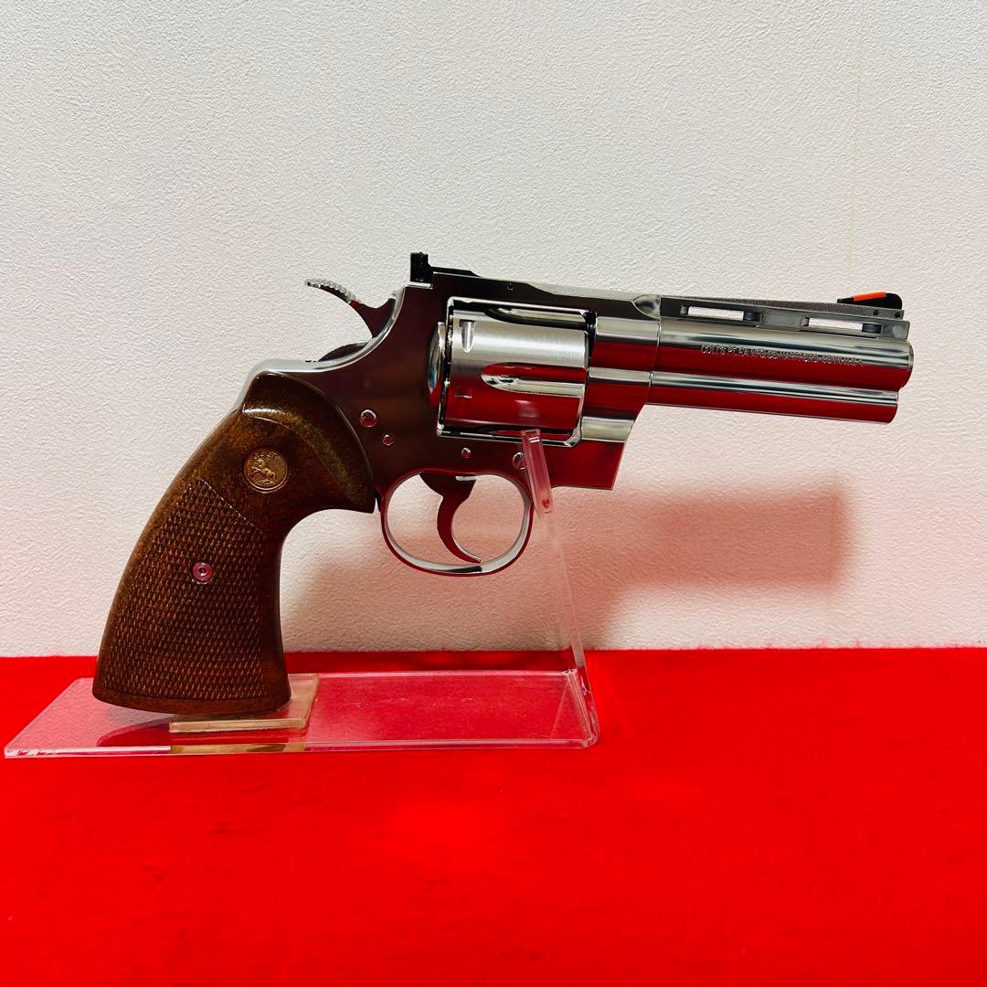 タナカ　コルトパイソン　ステンレスフィニッシュ　4インチ　ガスガン