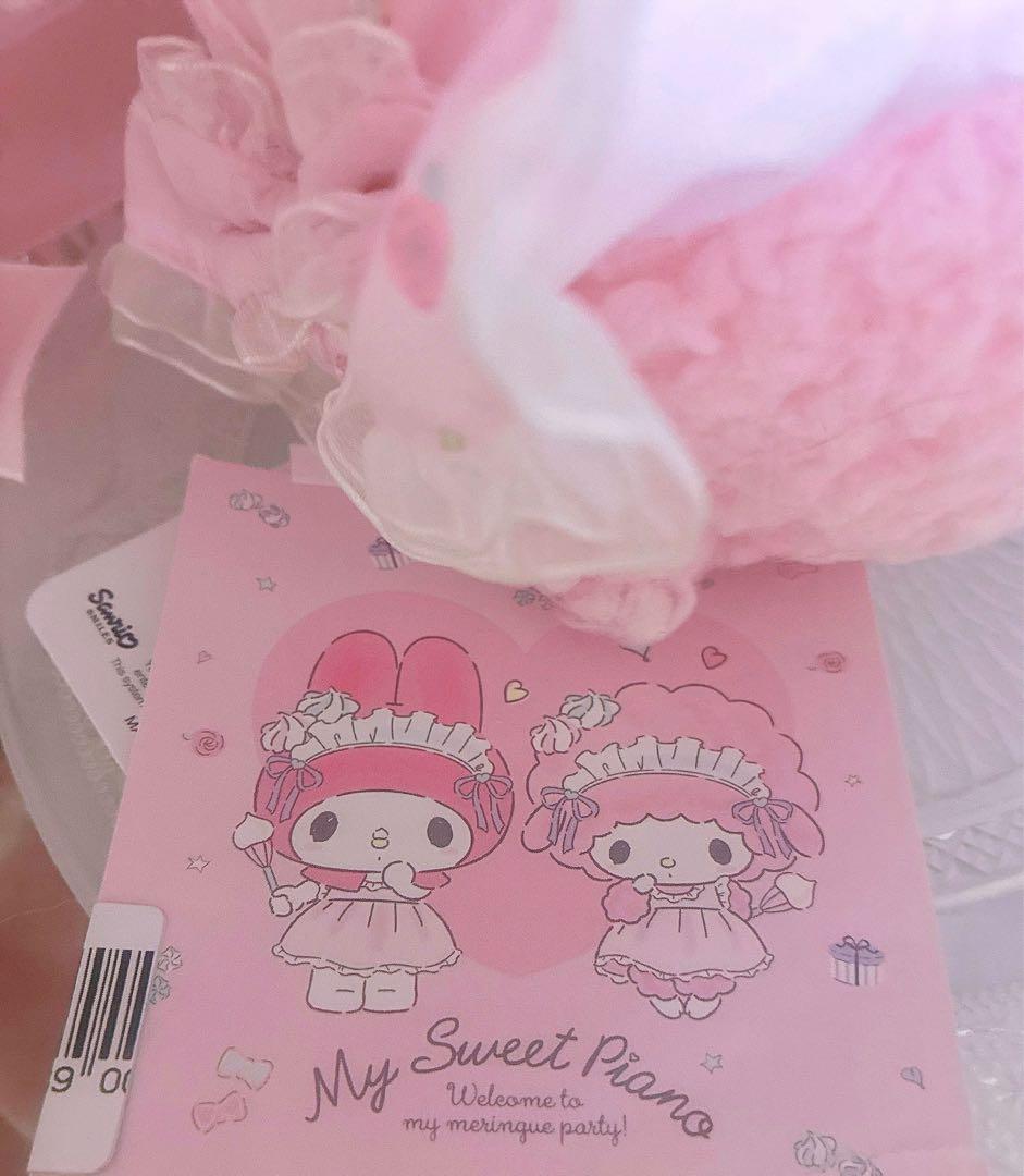 希少♡激レア♡サンリオ♡ピアノちゃん♡メレンゲ♡ぬいぐるみ♡ピンク♡sanrio