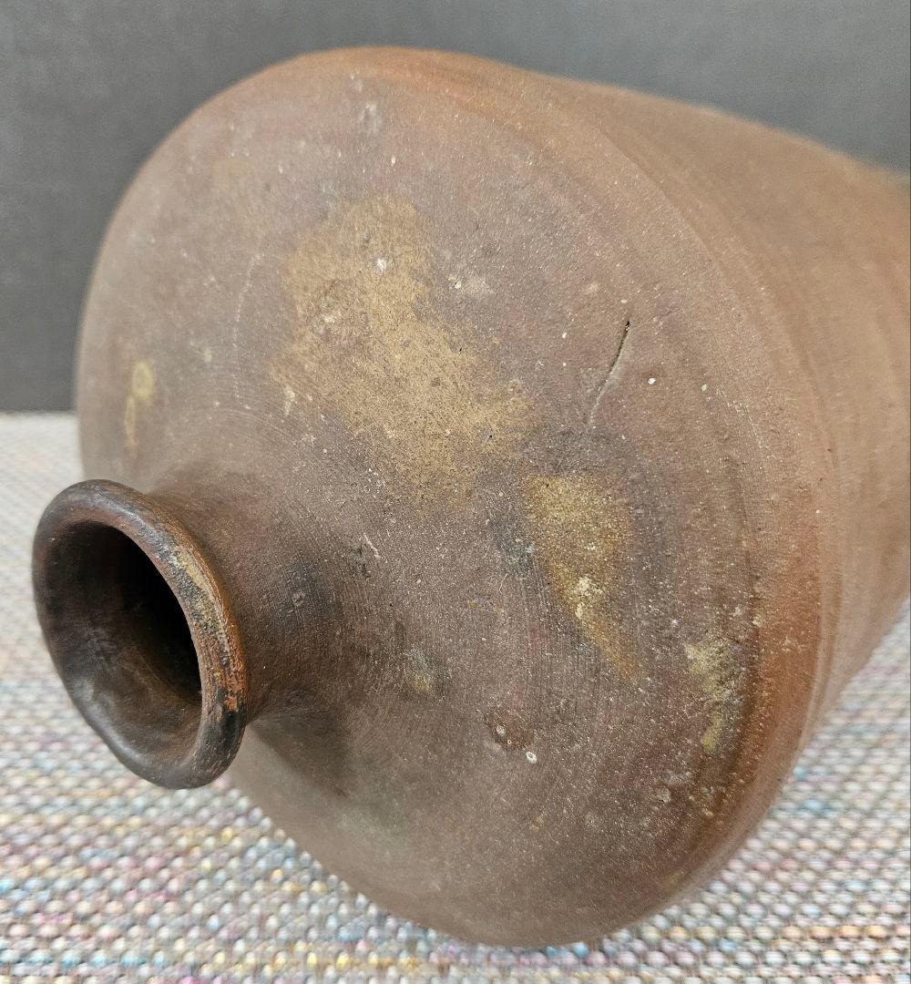 東南アジア古陶磁器系　琉球古陶系　 南蛮壺　花入れ　茶道具　茶器　高27.2cm