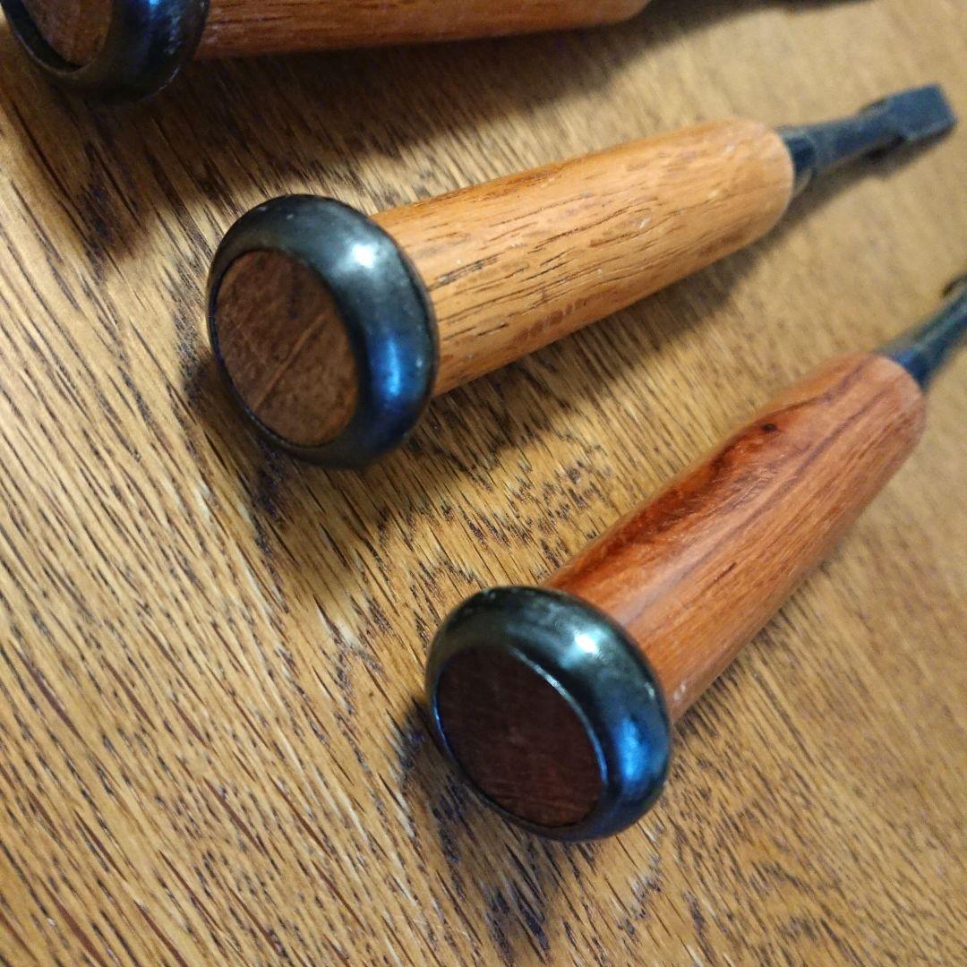 秀丸 ☆ 追入 鑿 平 ６本セット ３分 ４分 のみ ノミ 彫刻 大工道具 鉋