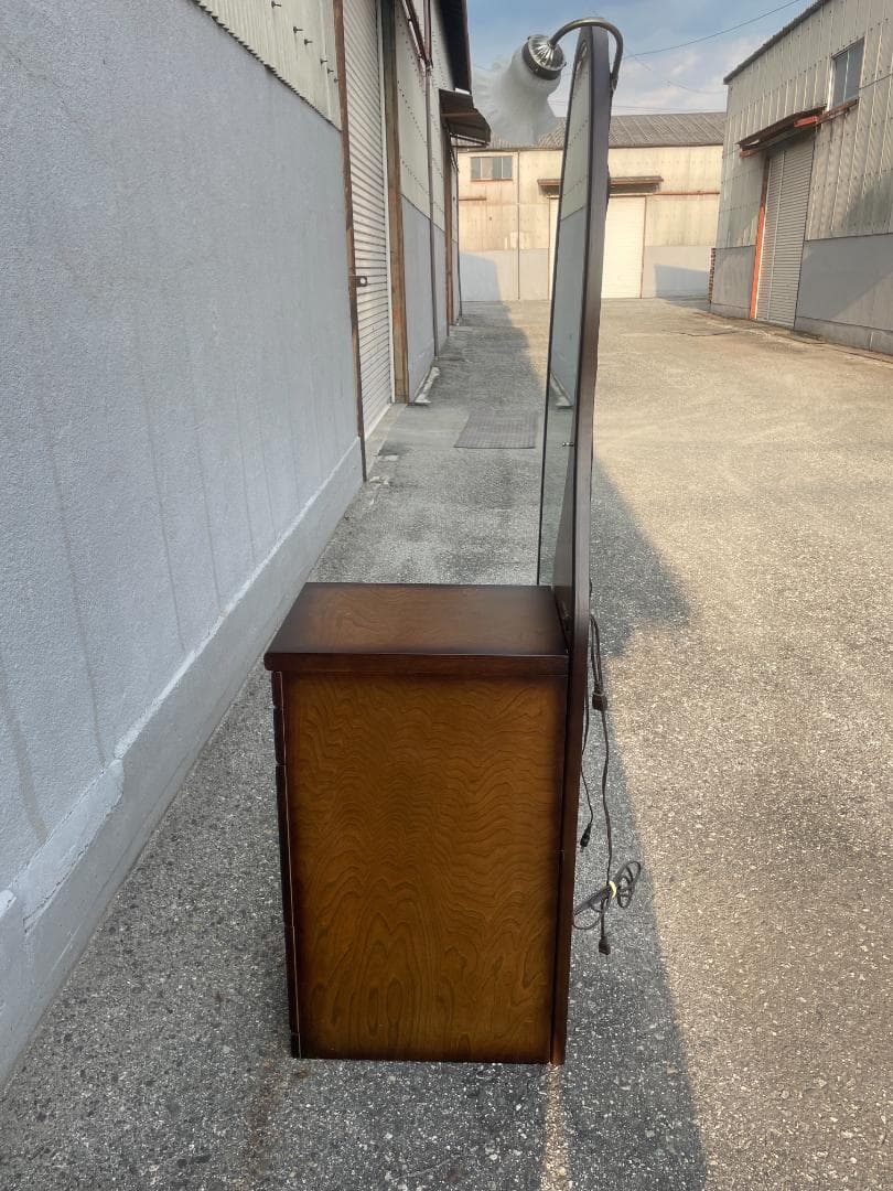 ★引取価格★ 昭和 レトロ 家具 ドレッサー 日本板硝子 ハイミラー 化粧台