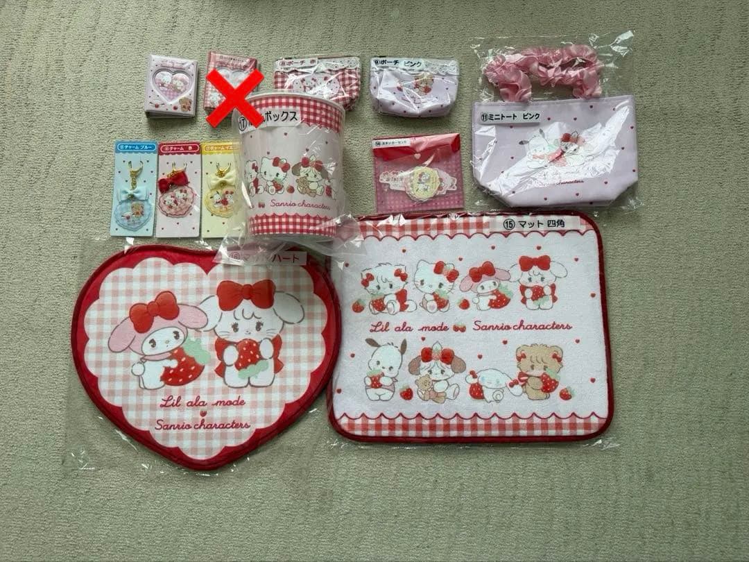 Lil ala mode mikko サンリオ 当たりくじ　12点セット