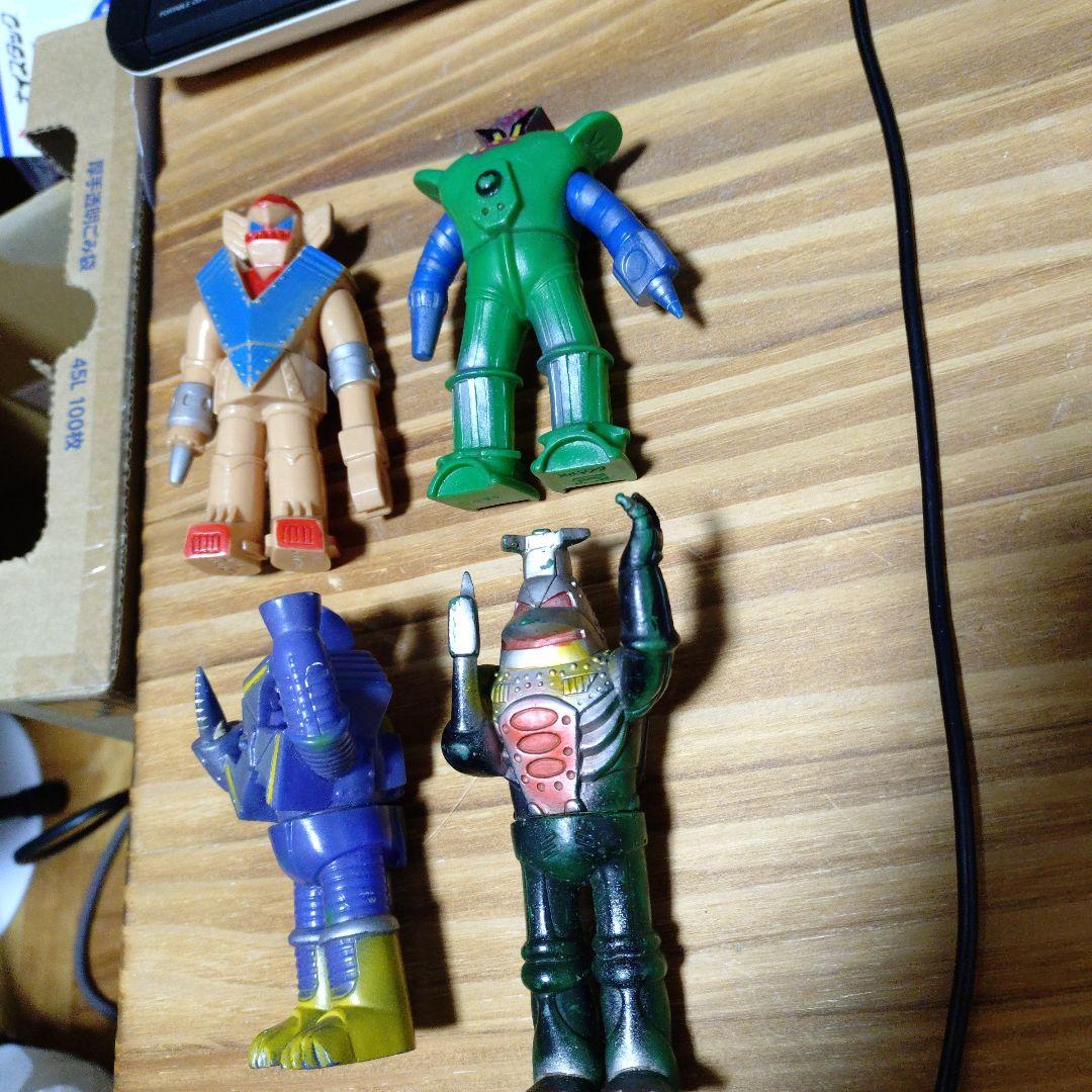 敵ロボソフビ4個セット　マッハバロンより　ブルマァク