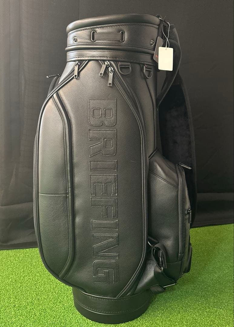 BRIEFING GOLF 限定完売品　シュリンクレザーキャディーバッグ　本革