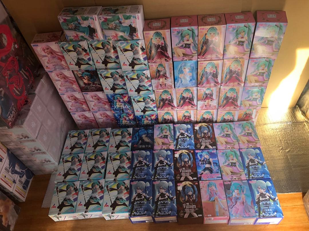 初音ミク　フィギュア　ぬースト　青薔薇　ヴィラン　39 朝顔　66個