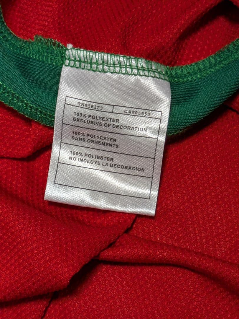 ポルトガル代表 17 XL　クアレスマ　EURO2008 パッチ、タグ付き