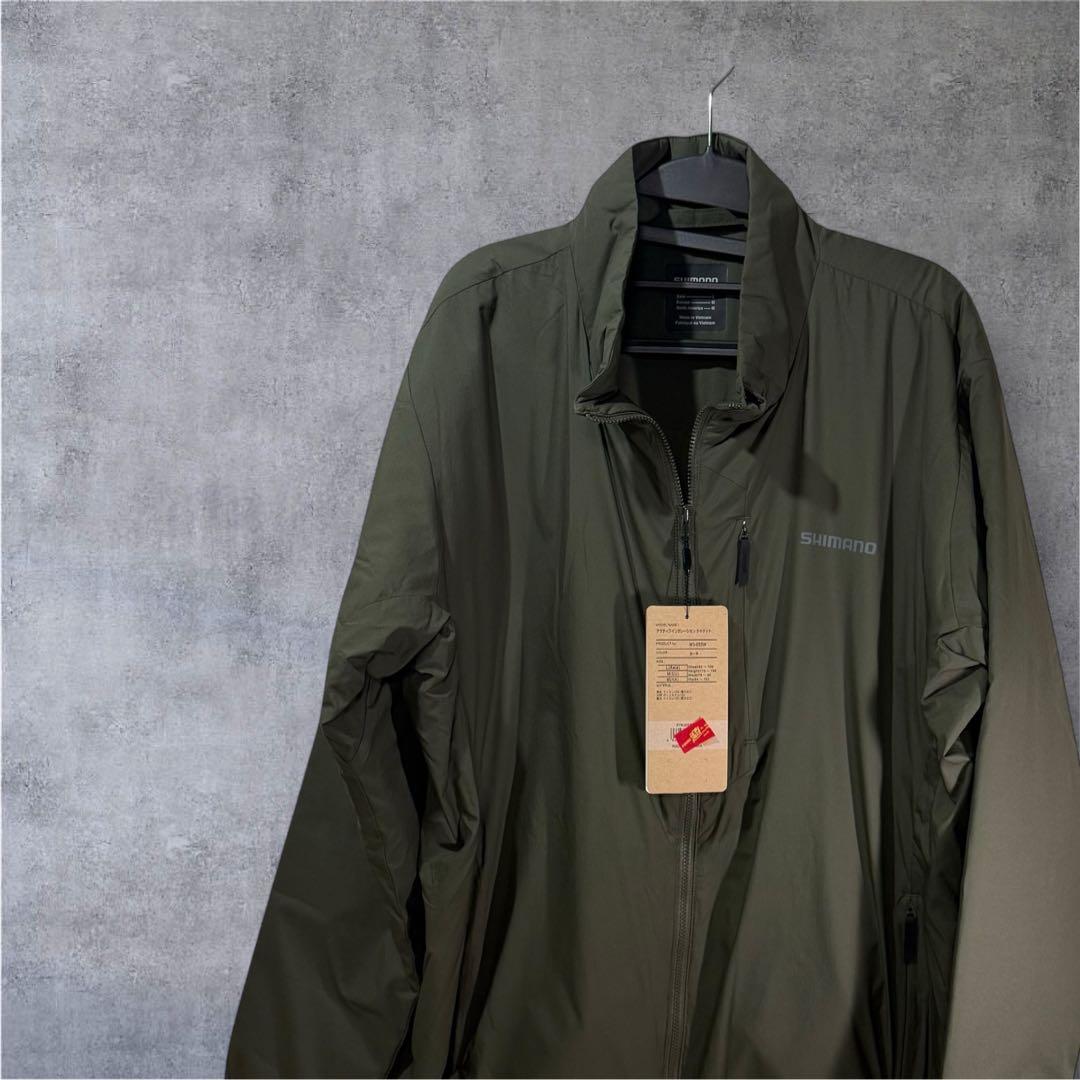 【防寒】シマノ WJ-055W インサレーションJK L カーキ冬釣り　新品