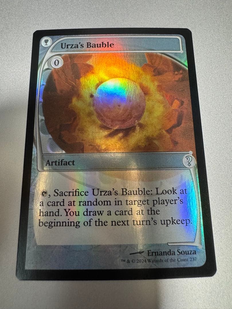 MTG ウルザのガラクタ FOIL Urza's Bauble 未来予知枠 英語