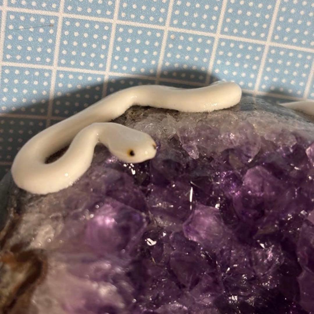 金蛇水神社限定　白蛇アメジスト