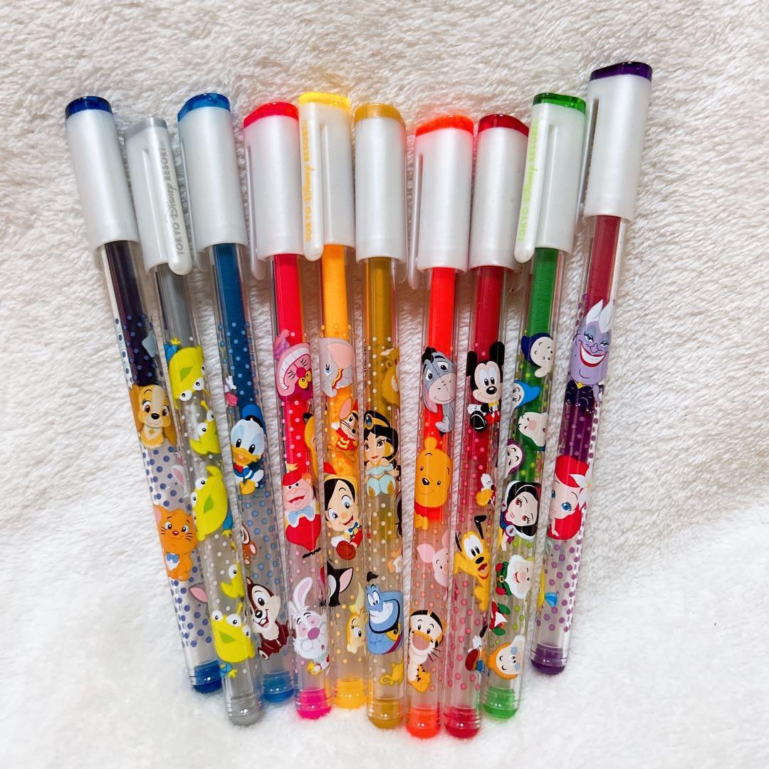 東京ディズニーリゾート 水性 ボールペン 10色セット 文房具 レトロ