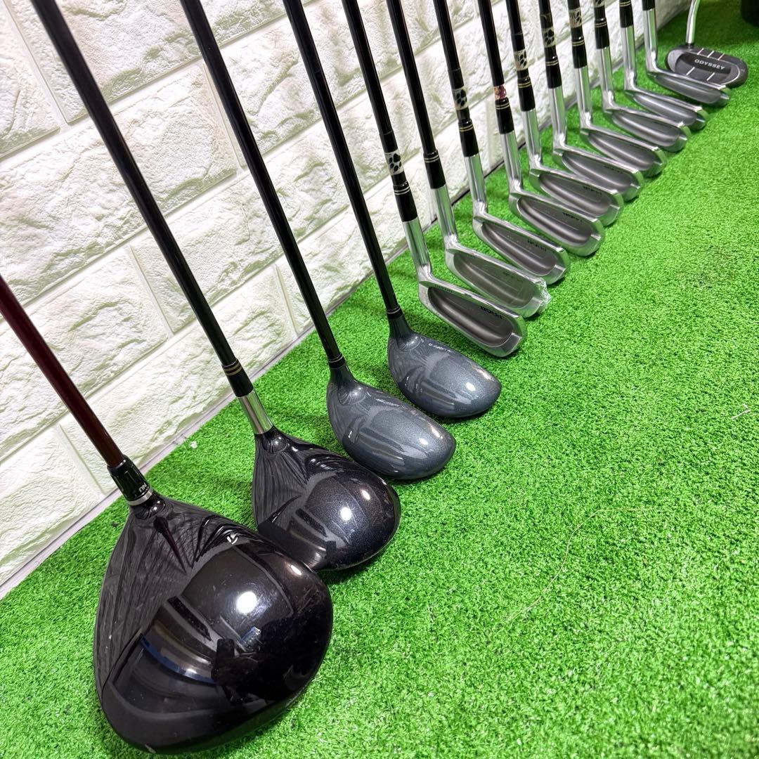 ゴルフセット　豪華　PRGR テーラーメイド　ラウンド仕様　飛距離抜群　すぐ使用