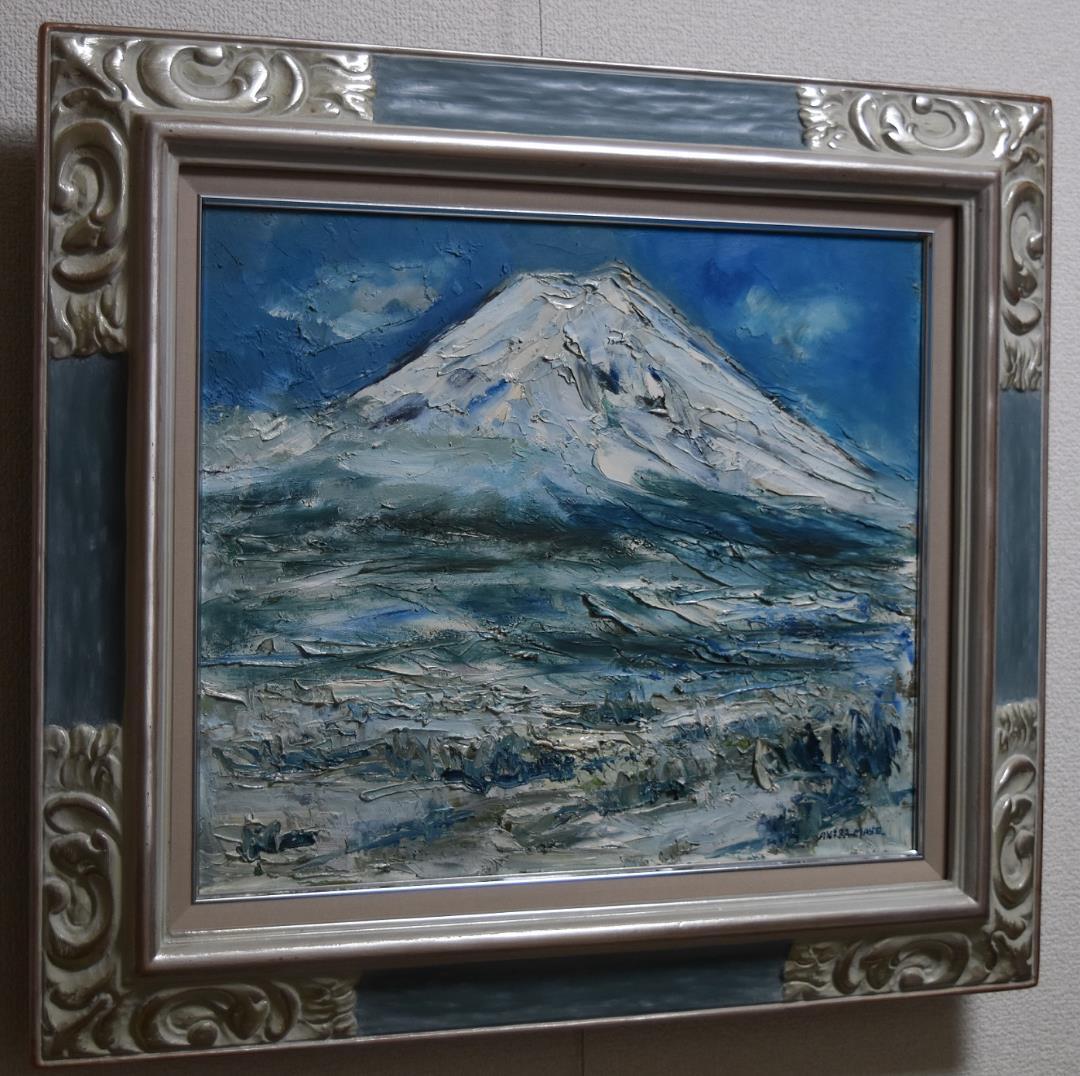 ★特選作品　絵画・洋画・真作　　富士(冬)　作品
