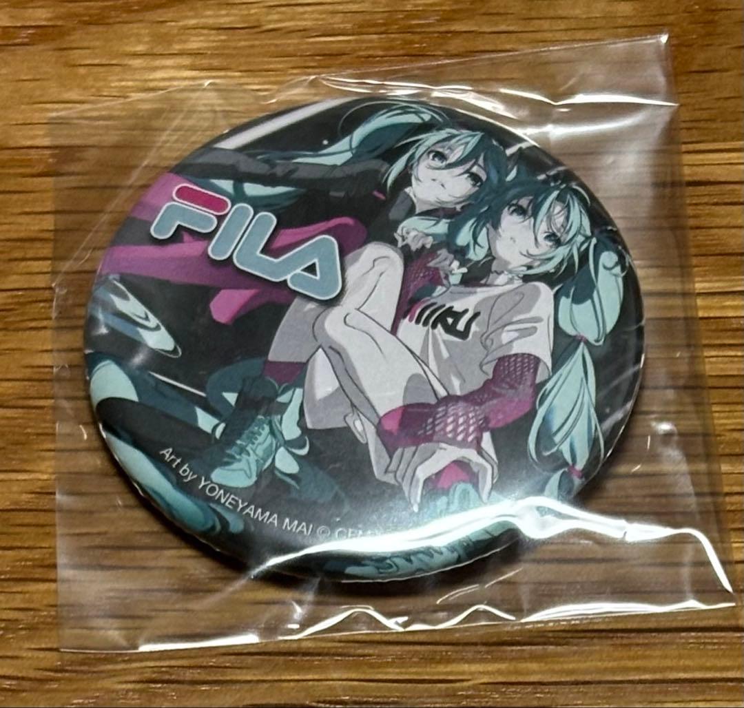 FILA コラボスニーカー 特典 初音ミク 缶バッジ