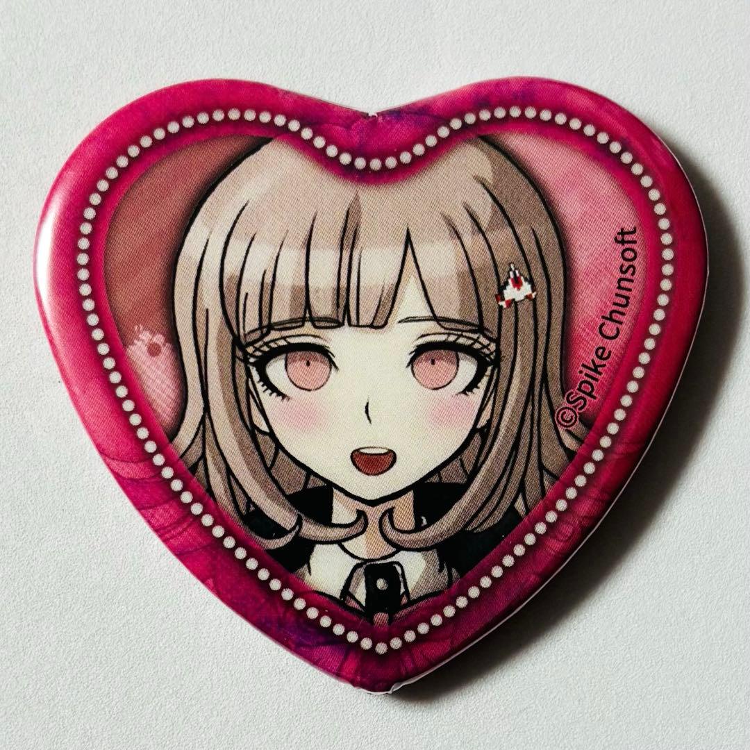 ダンガンロンパ ナンジャタウン テレ顔 照れ顔 ハート缶バッジ 七海千秋