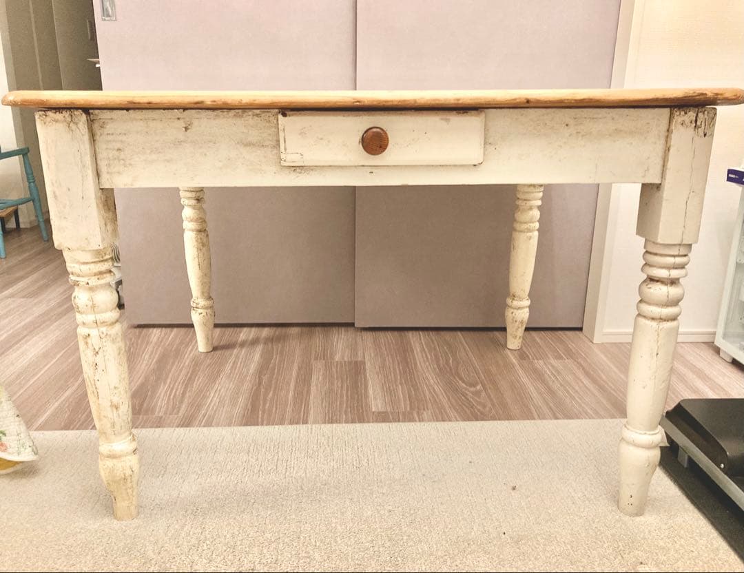 アンティーク ダイニングテーブル ペニーワイズ シャビーシック フレンチカントリ