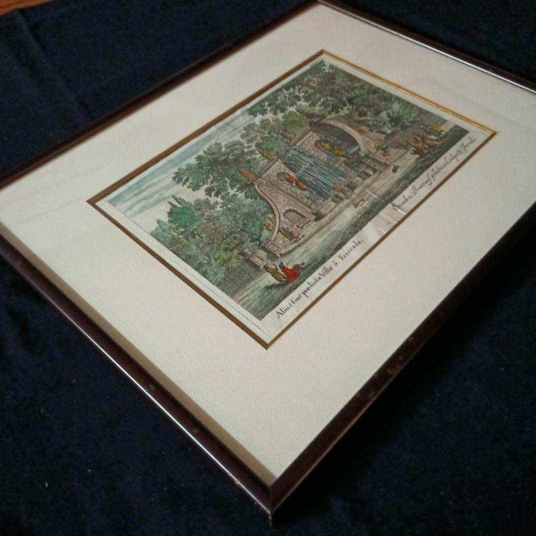 お値下げ　古典版画　1685年　FALDA 「Villa Frescada」