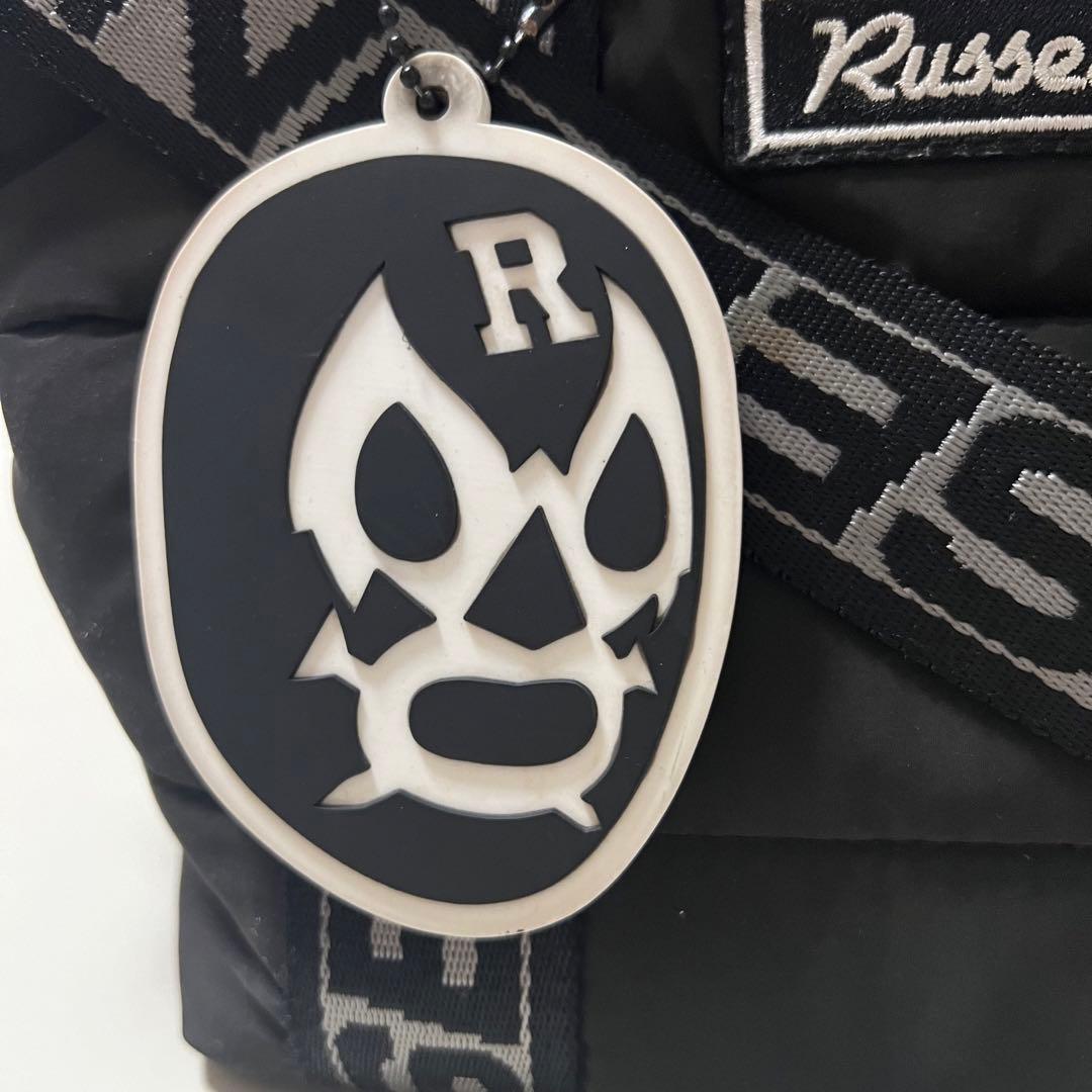 美品 RUSSELUNO ラッセルノ カートバッグ レザー パデッド 黒