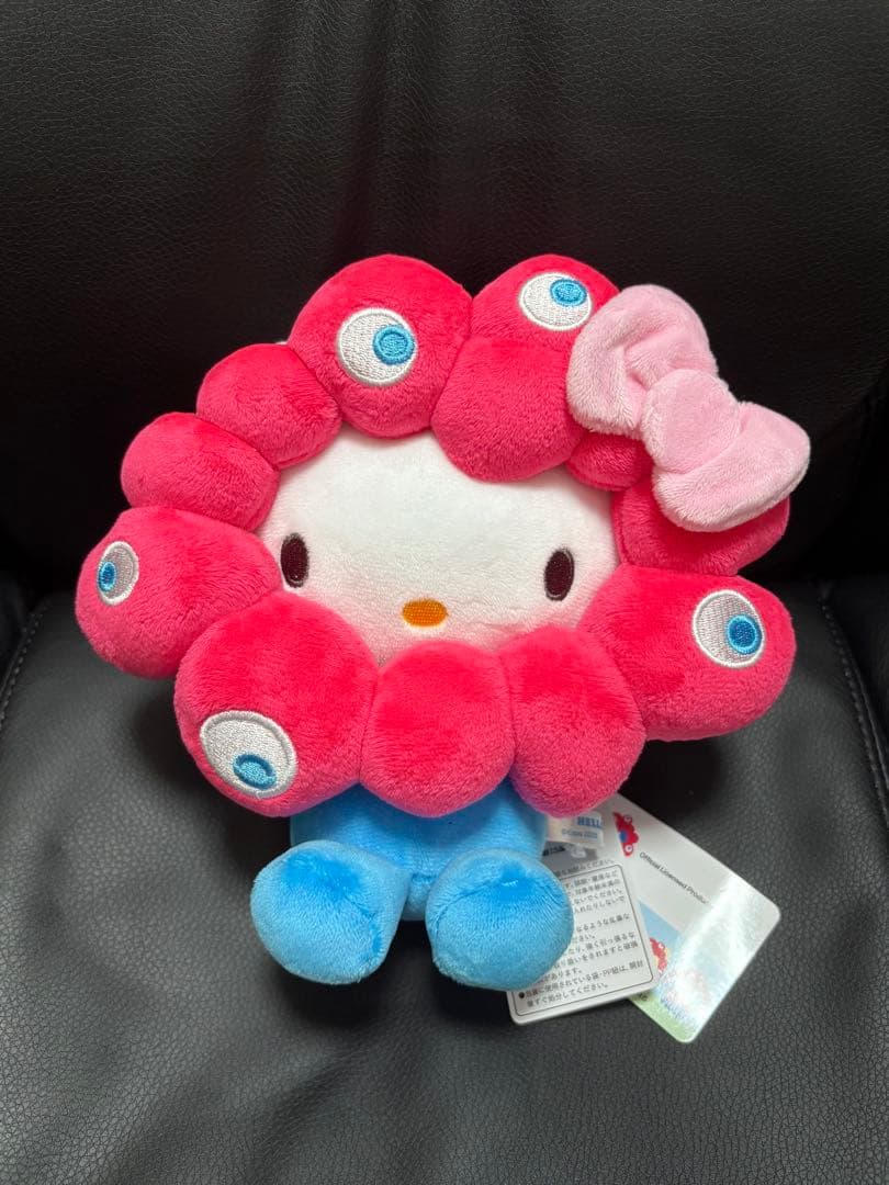 【万博限定】Ｍ サイズ　ミャクミャク ハロー キティ ぬいぐるみ
