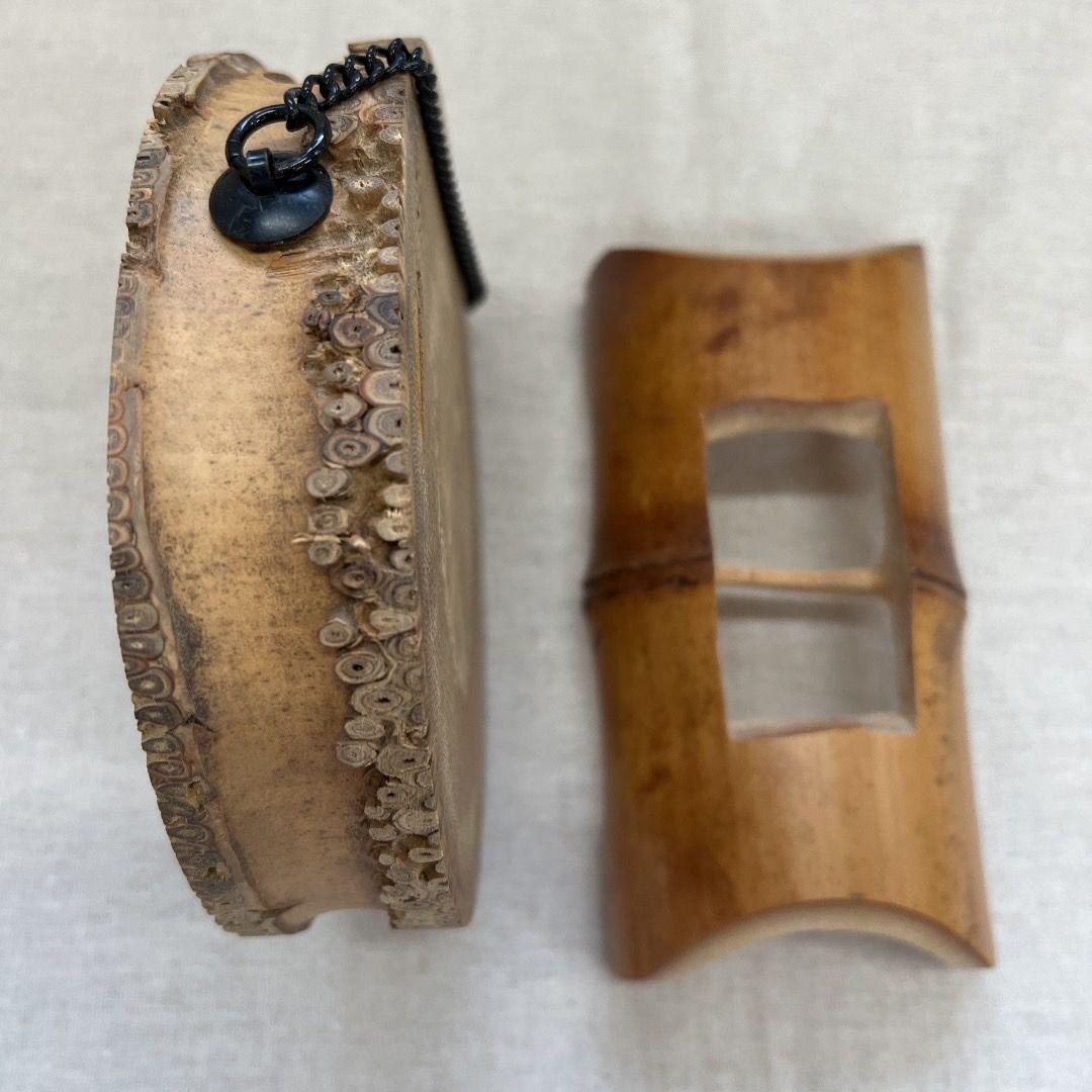 花入 竹鏡 宗峰作