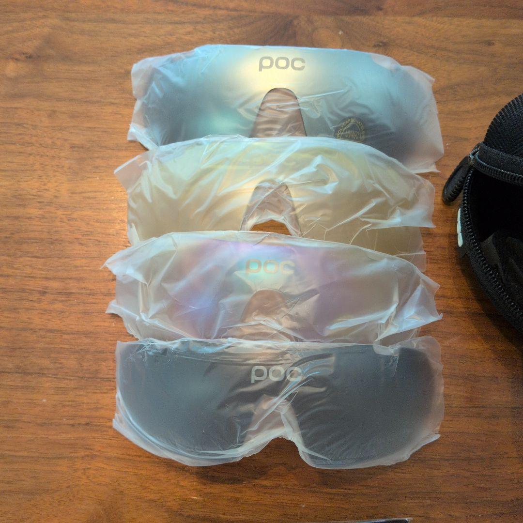 POC サングラス フレーム無し ブラック