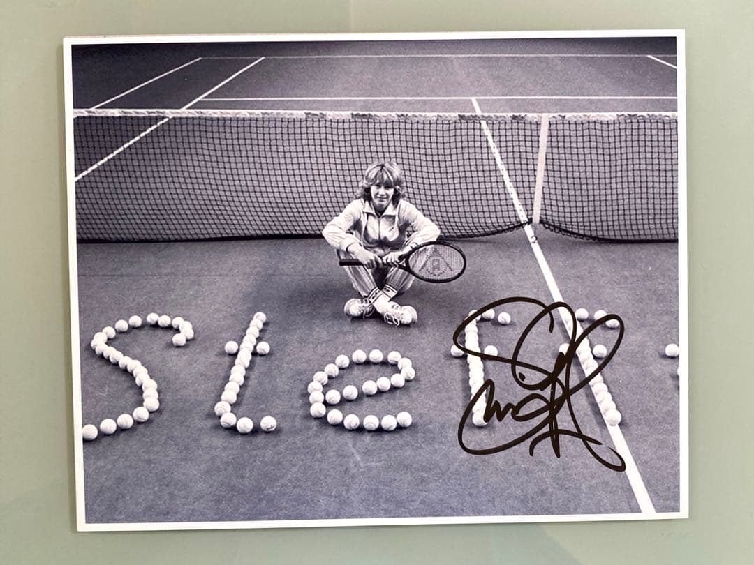 シュテフィ・グラフ直筆サイン入り超大型写真…