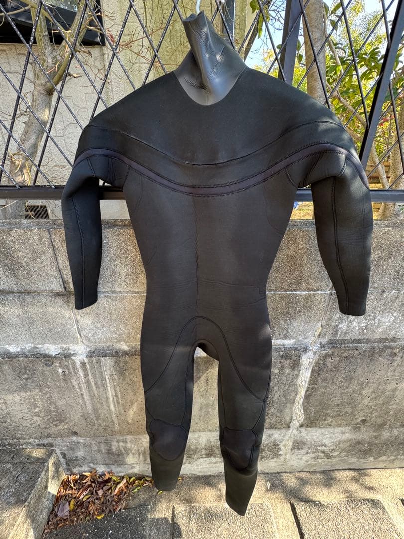 【Mellow】セミドライALL3.5mm 裏起毛ジャージ素材　M 黒