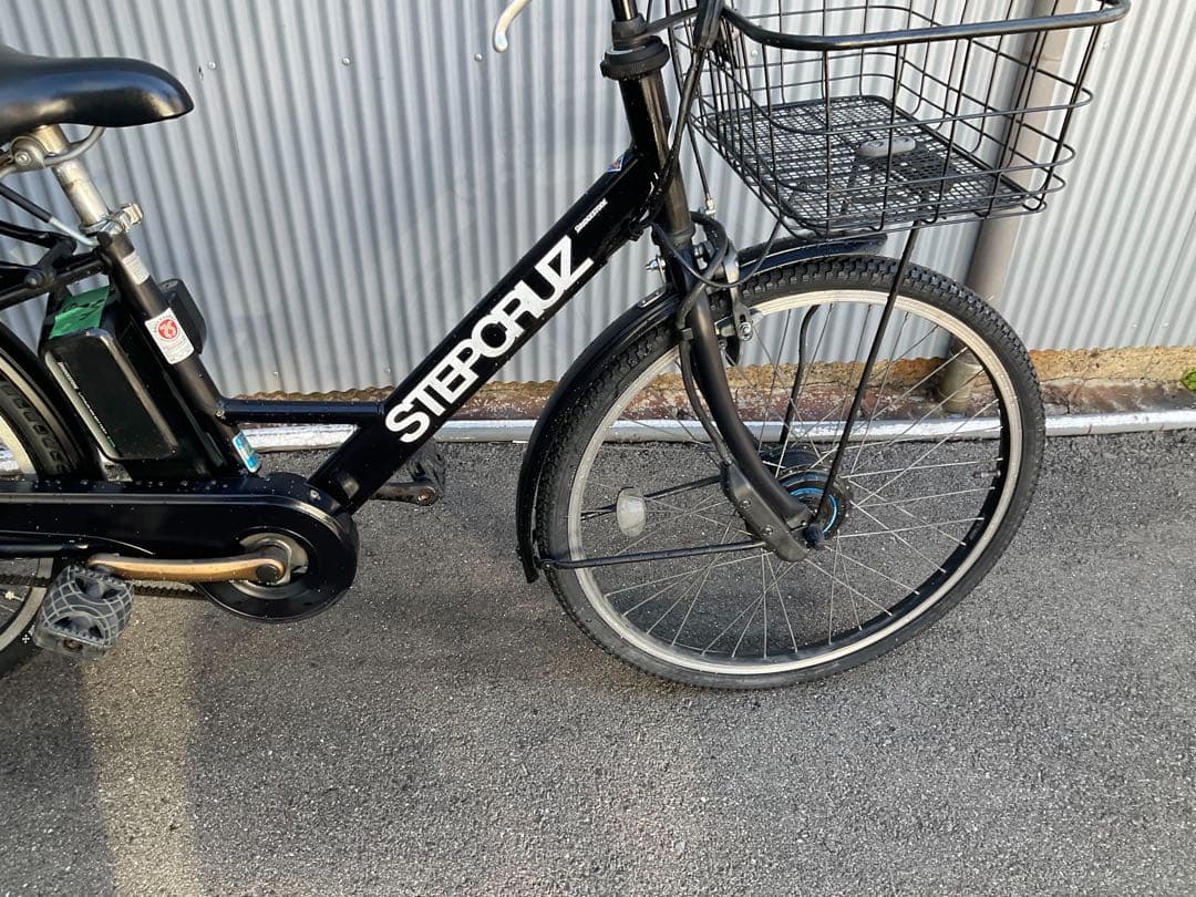 ブリヂストン新機種電動アシスト自転車STEP cruise26インチブラック系