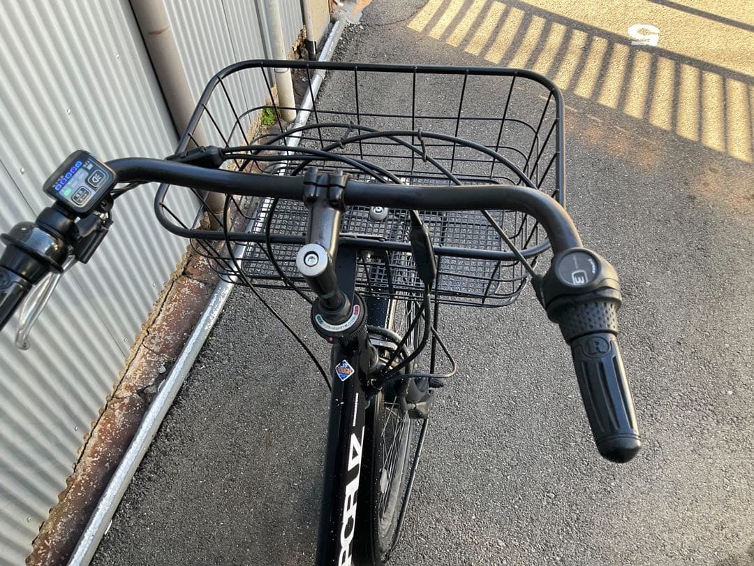 ブリヂストン新機種電動アシスト自転車STEP cruise26インチブラック系