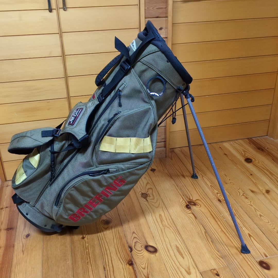 BRIEFING×SUNMOUTAIN スタンド式キャディバッグ カーキ