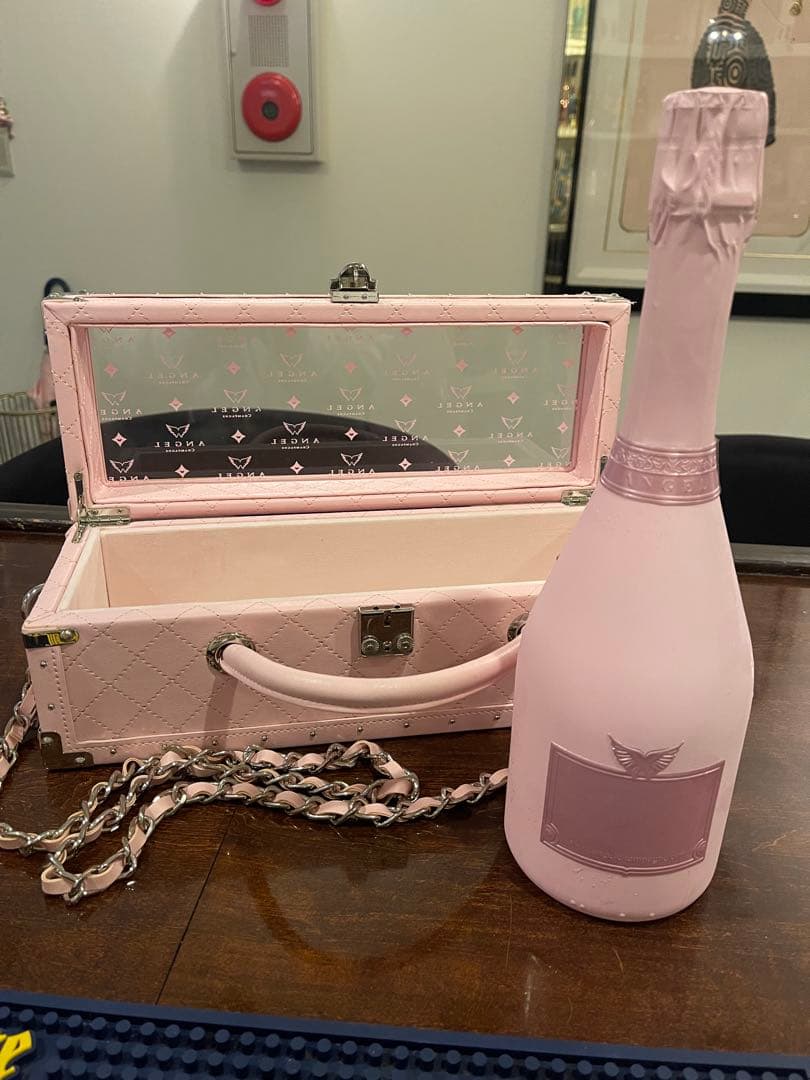 エンジェル シャンパン ドゥミセック ピンク ロゼ 未開封 箱付