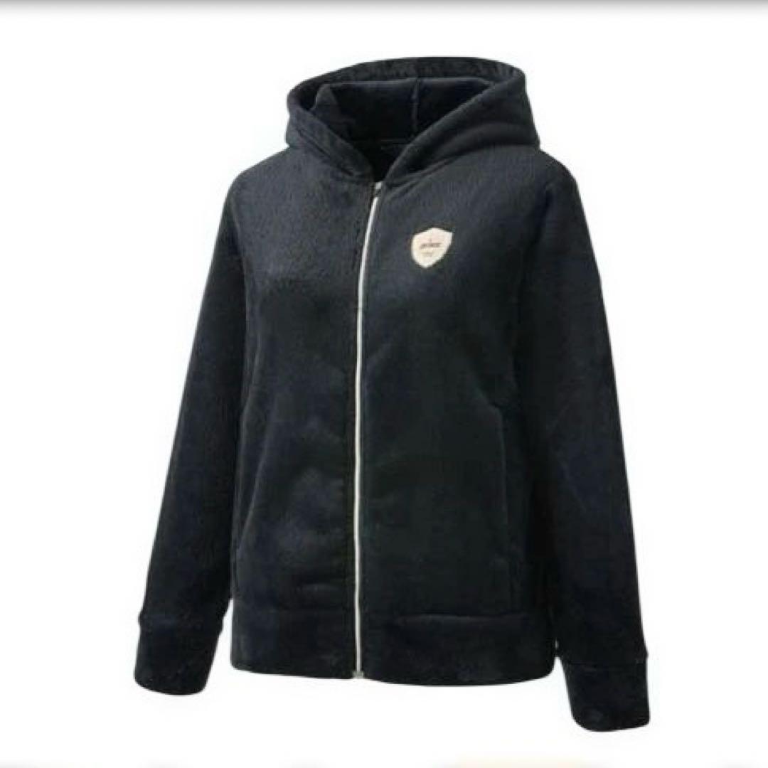 princeプリンス♡【美品】ブラックフリースのフーディジャケットＬ